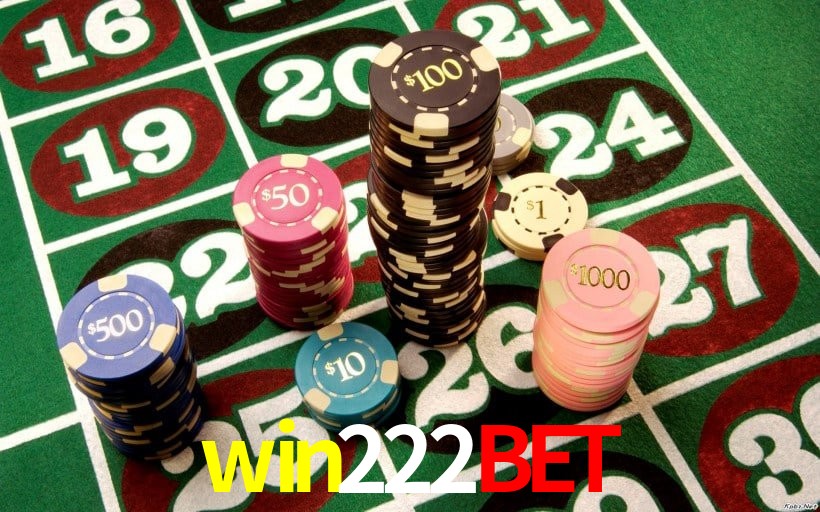 Mesa de Blackjack win222bet
